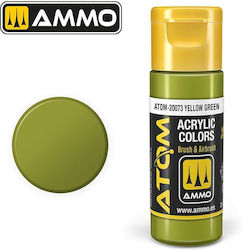 Ammo Atom Model Making Paint Yellow Green 20ml