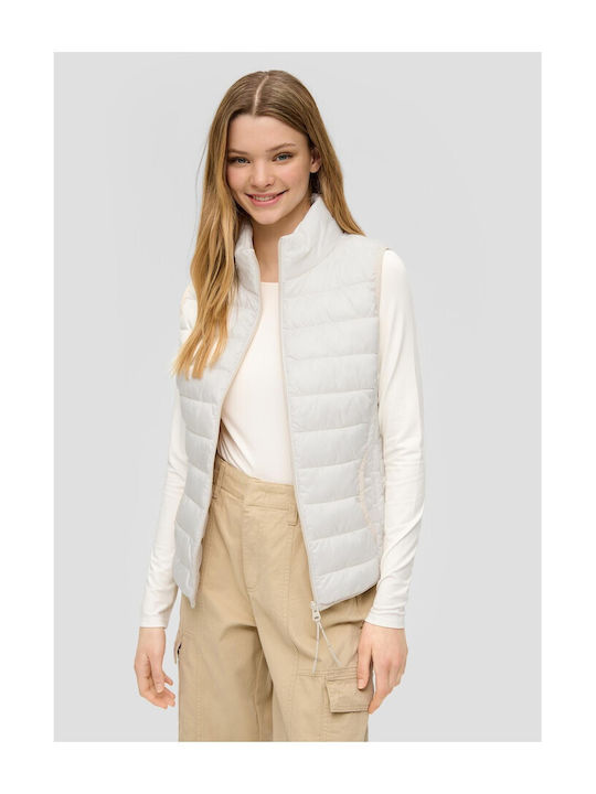 S.Oliver Women's Short Lifestyle Jacket for Winter White