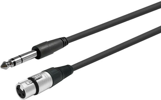 Vivolink XLR female to 6.3mm male 1m Cable (PROAUDXLRFJACKS1)
