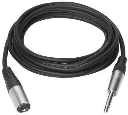 Vivolink XLR male to 6.3mm male 1m Cable (PROAUDXLRJACK1)