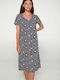 Vamp Winter Women's Nightdress Blue