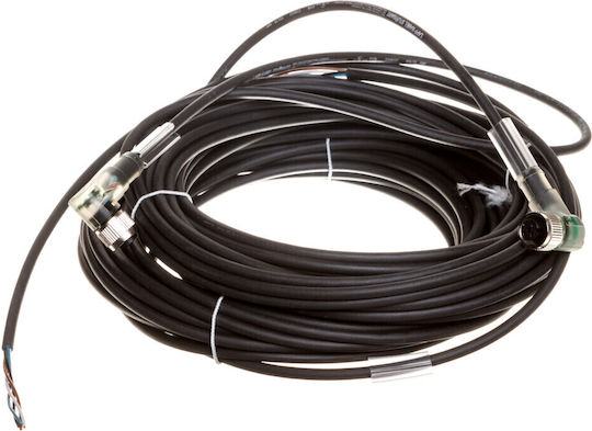 Lapp Connection Cable 10m With Seat Socket 4p Fieldbus M12 S/a Ab-c4-10 0pur-m12fa 3l