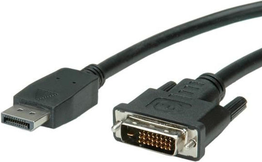 Value Cable DVI-D male - DisplayPort male 3m Μαύρο (11.99.5611)