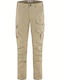 Fjallraven Vidda Pro Lite Lang Hose Wandern Beige