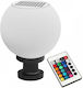 Spot Light Solar Floor Light Ball 15W RGBW with Remote Control IP44