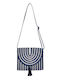 Straw Women's Bag Shoulder Blue