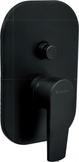 Viospiral Optima Built-in Faucet Mixer for Shower Black
