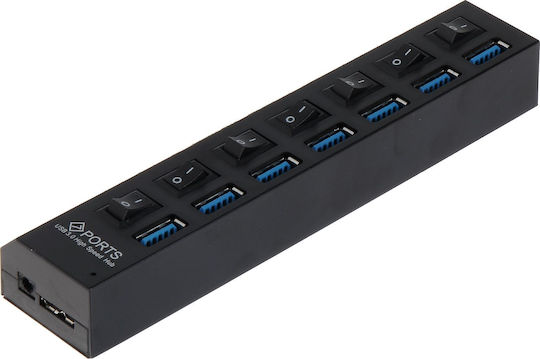 USB Хъб с 7 Порта USB 3.0 с USB-A Връзка