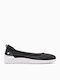 Fabric Ballerinas Black
