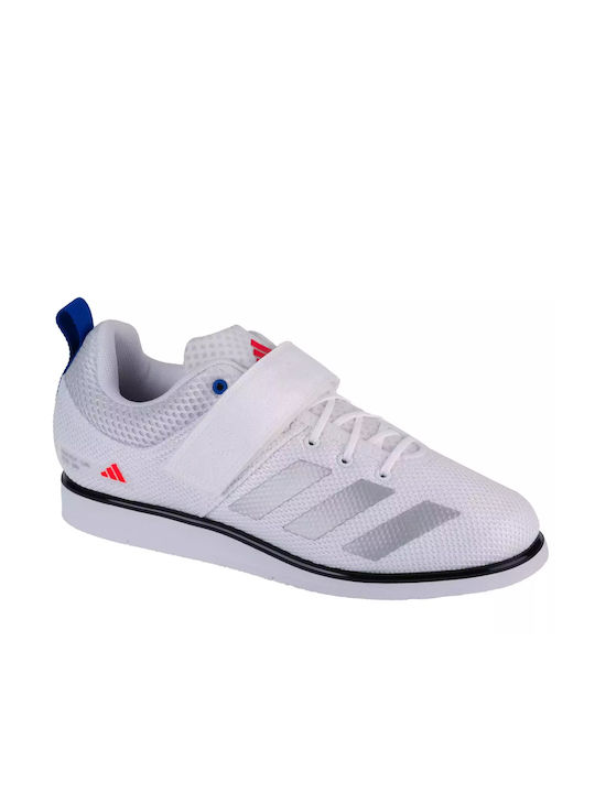 Adidas Powerlift 5 Bărbați Pantofi sport Crossfit Albe