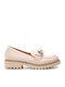 Women's Moccasins in Beige Color