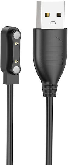 Hoco Wearable Charger Y18 Smart Sports Watch Blackς