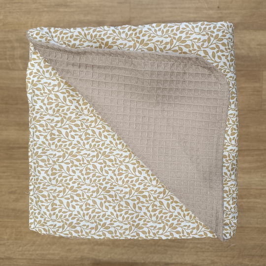 Baby Star Blanket Nursery Swaddling Blankets Waffle Beige 75x100cm