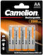 Camelion Επαναφορτιζόμενες Μπαταρίες AA Ni-MH 2500mAh 1.2V 4τμχ