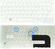Samsung Laptop Keyboard for Samsung NC10 D10 NP-NC10 N108 N110 N127 N128 N130 N135 N138 N140 and English (US) Layout in White Color V100560AS1
