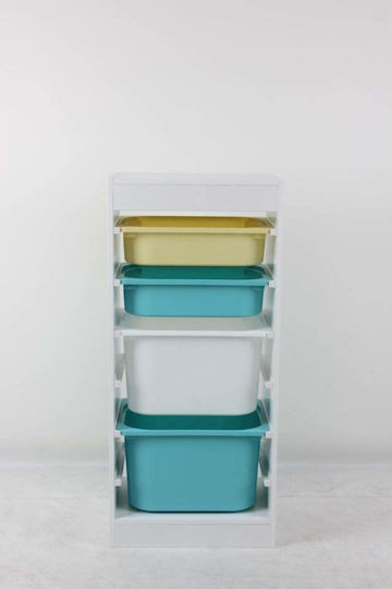 U-Grow Children's Storage Basket made of Plastic Multicolour 40.8x30x90.3cm 1pcs