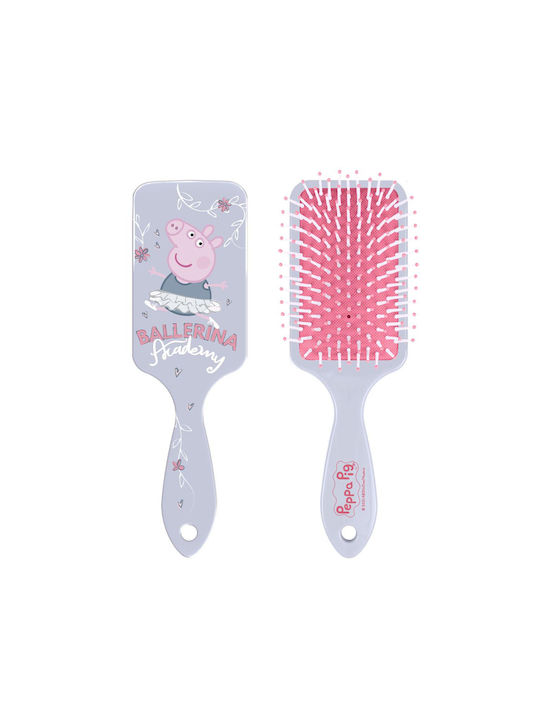 Disney Kids Hair Brush Peppa Pig Gray