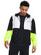 Sportjacke Winddicht Black/high-vis Yellow