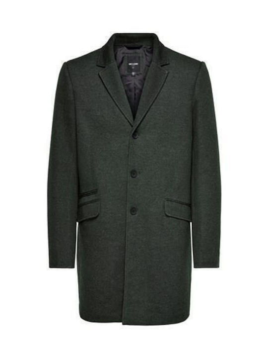 Men's Coat Peat Melange