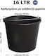 Plastic Mop Bucket Capacity 16lt Black