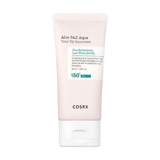 Cosrx Aloe 54.2 Aqua Tone Up Sonnenschutz Gesicht SPF50 mit Farbe 50ml