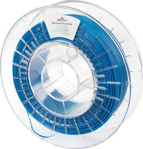 Spectrum Flex 3D Drucker Filament 1,75mm Pazifik Blau 0,5kg 1 Stück (Spule)