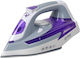 First Austria Fier de Călcat cu Aburi 2600W cu Talpă Ceramică și Debit Continu de Abur 25g/min Purple