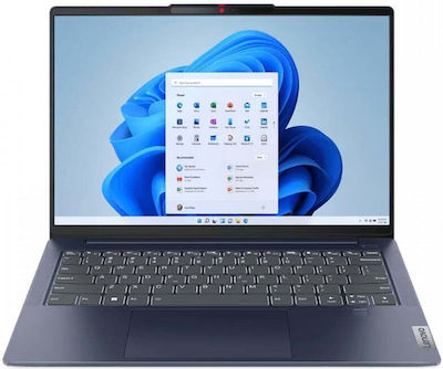Lenovo IdeaPad Slim 5 14ABR8 14" OLED (Ryzen 7-7730U/16GB/1TB SSD/Fără OS) Abis albastru