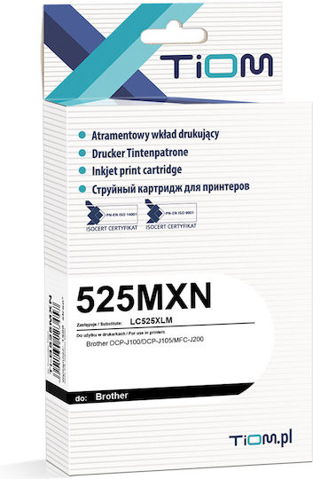 Tiom Συμβατό Μελάνι Εκτυπωτή InkJet Brother DCP-J100/DCP-J105 Ματζέντα 1τμχ