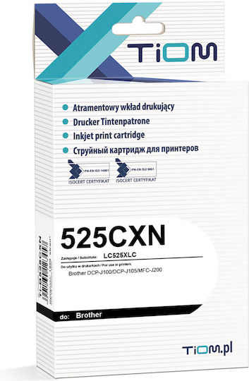 Tiom Συμβατό Μελάνι Εκτυπωτή InkJet Brother DCP-J100/DCP-J105 Κυανό 1τμχ