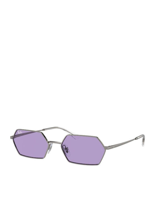 Ray Ban Ochelari De Soare Argintii Cu Ramă Metalică