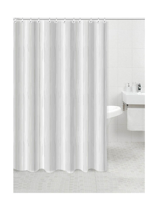 Ankor Shower Curtain 180x180cm Grey