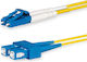 Lanview Optisches Faser Kabel LC-SC 10m Gelb