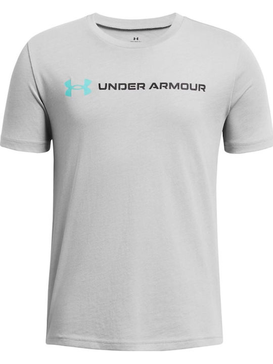 Under Armour Kids' T-shirt Gray Logo