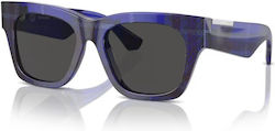 Burberry Sunglasses Purple with Acetate Frame