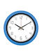 Wall Clock Plastic Light Blue Ø40cm