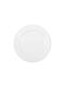 e-exoplismos Series Agma Costaverde Plate Shallow made of Porcelain White with Diameter 32cm 6pcs
