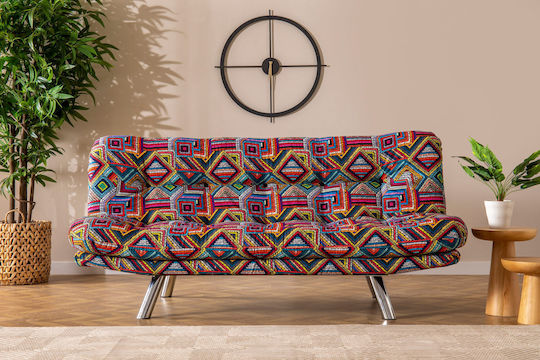 Misa Dreisitzer Sofa Bett Mehrfarbig 175x52x40cm