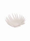 Art et Lumiere Ceramic Decorative Platter White 39x35.5x11cm