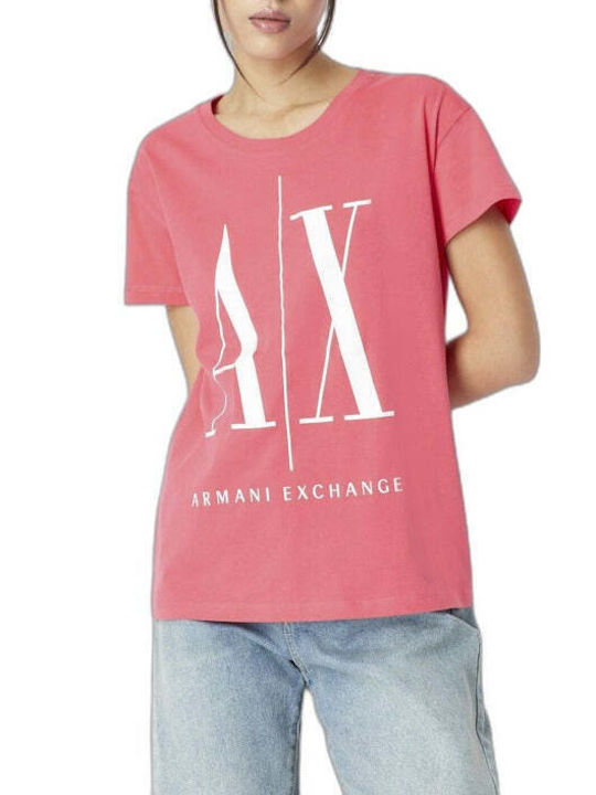 Armani Exchange Damen T-Shirt Rosa