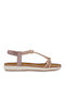 Exe Women's Flat Sandals in Pink Color