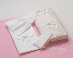 Lollipop Christening Oilcloths Set White