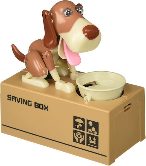Spiel Hungry Dog My Dog Piggy Bank Kinder Spardose Plastik Weiß