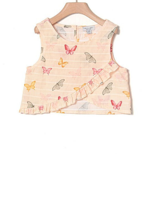 Yell Oh! Kids Blouse Sleeveless Pink