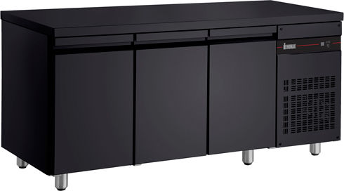 Inomak Английски превод: Stainless Steel Refrigerator Counter 421лт with 3 Doors and Cooling Machine L179.2xW70xH87.3см