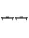 For Xiaomi Mi Band 8 Pro 1 Pair Stainless Steel Metal Watch Band Connector(black)
