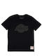 Mitchell & Ness Herren Sport T-Shirt Kurzarm Schwarz