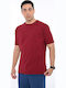 T-Shirt Burgundisch