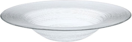 Espiel Circle Teller Untiefe Transparent mit Durchmesser 24.5cm