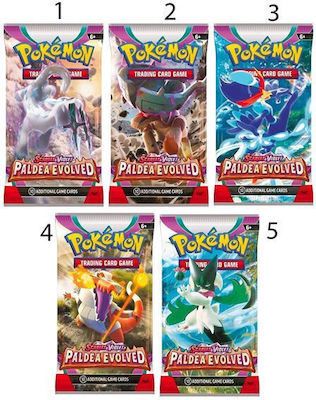 Pokemon Scarlet Pokémon Packungen Paldea entwickelt (Verschiedene Designs/Sortimente von Designs) 1 Stk